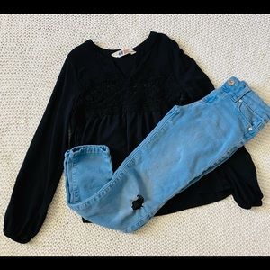 Girls Blouse & Jeans! Size 8